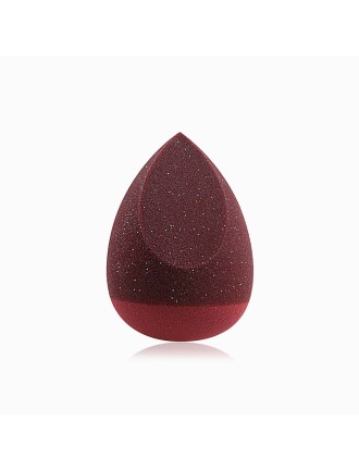 Colored latex-free silicone blend makeup sponge