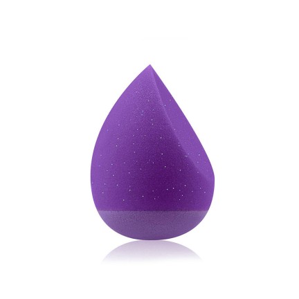 Colored latex-free silicone blend makeup sponge