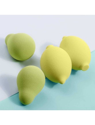 Latex-free pear-shaped makeup sponge