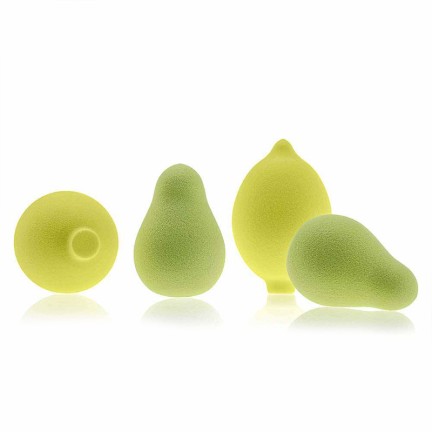 Latex-free pear-shaped makeup sponge