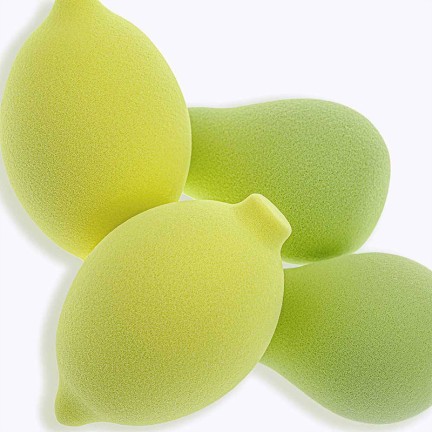 Latex-free pear-shaped makeup sponge