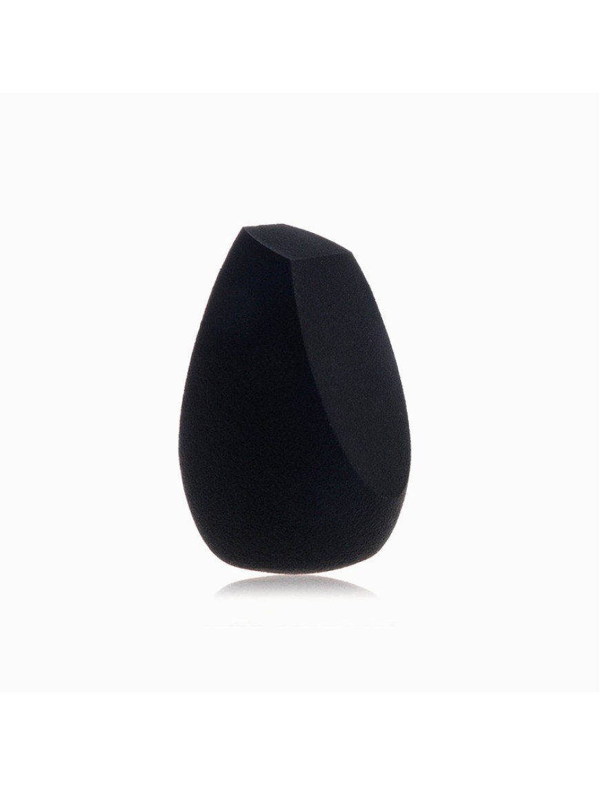 Faceted soft latex makeup sponge