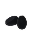 Faceted soft latex makeup sponge