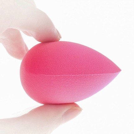 Super soft pink makeup sponge puff