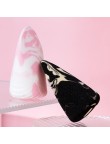 Marble pattern teardrop shaped makeup sponge set