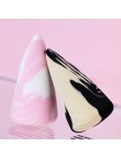 Marble pattern teardrop shaped makeup sponge set