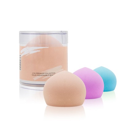 Pink ultra-soft makeup sponge