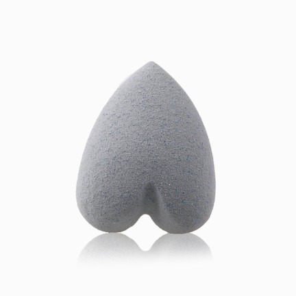 Heart-shaped non-latex beauty sponge