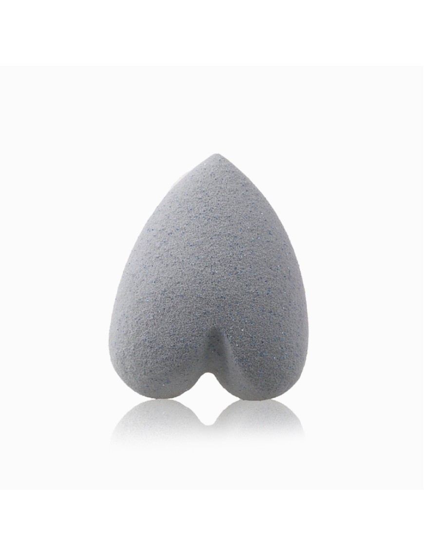 Heart-shaped non-latex beauty sponge