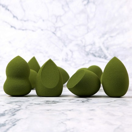 Multishaped soft non-latex PU makeup sponge