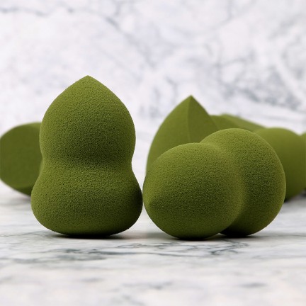 Multishaped soft non-latex PU makeup sponge