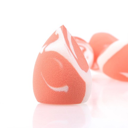 Gradient marble soft teardrop sponge