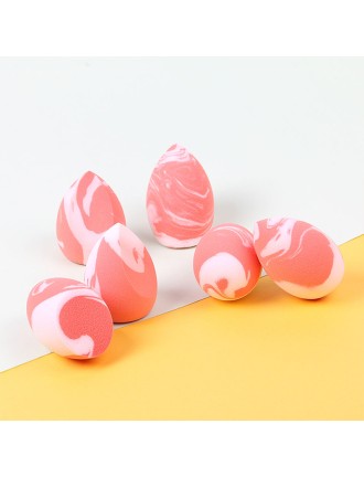 Gradient marble soft teardrop sponge