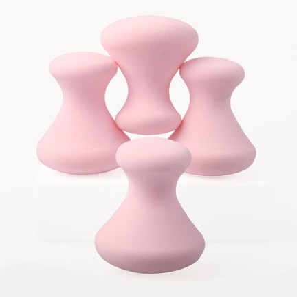 Non-latex soft-touch makeup blending sponge