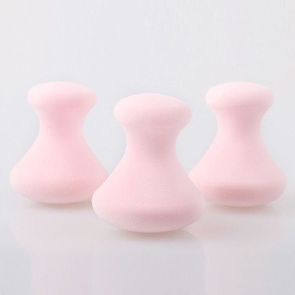 Non-latex soft-touch makeup blending sponge