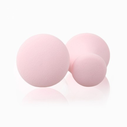 Non-latex soft-touch makeup blending sponge