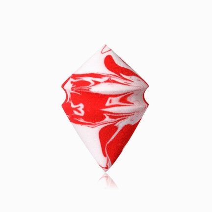 Soft-touch red eco-friendly sponge