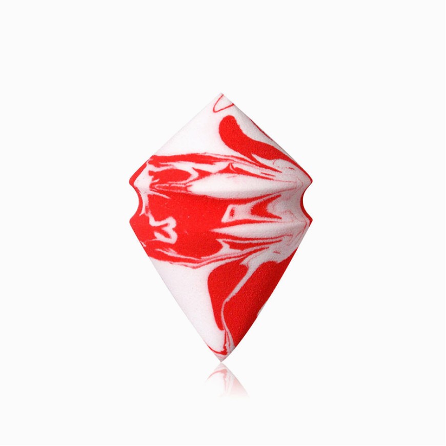 Soft-touch red eco-friendly sponge