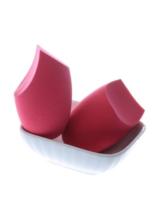 Pink soft and eco-friendly makeup setting sponge