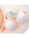 Diamond-cut 3D makeup sponge