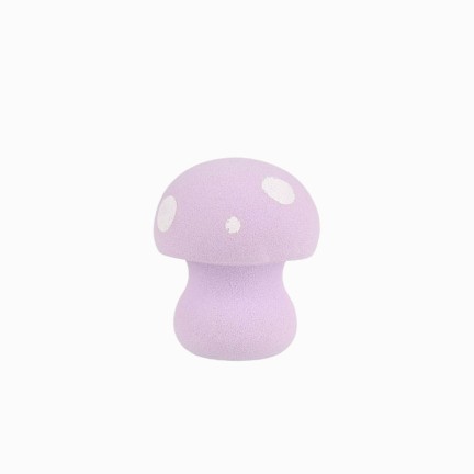 Soft and colorful mushroom-shaped foundation sponge