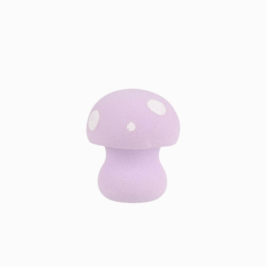 Soft and colorful mushroom-shaped foundation sponge