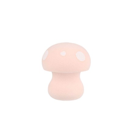 Soft and colorful mushroom-shaped foundation sponge