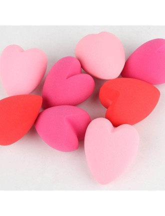 3D heart-shaped soft makeup sponge