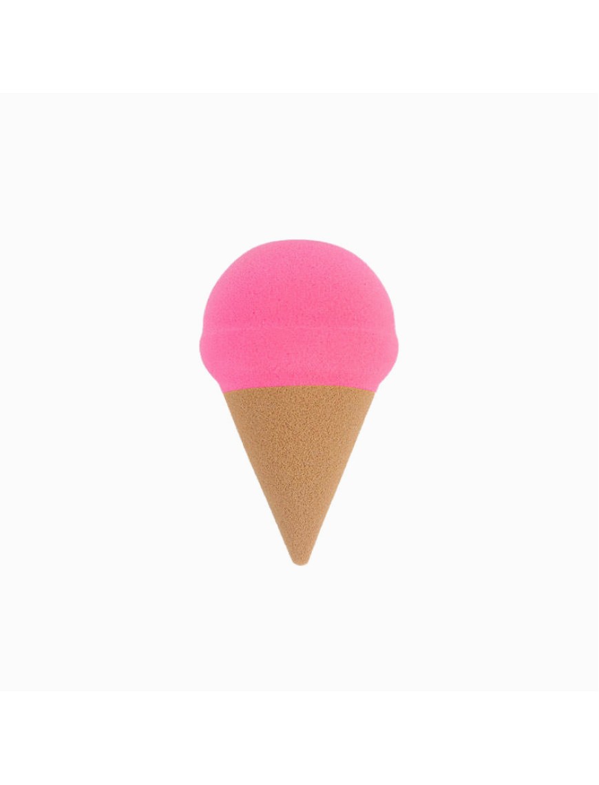 Ice cream cone-shaped soft makeup sponge