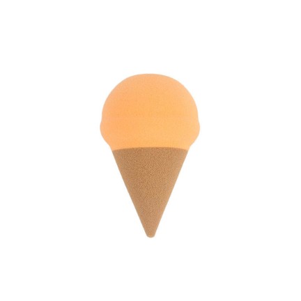 Ice cream cone-shaped soft makeup sponge