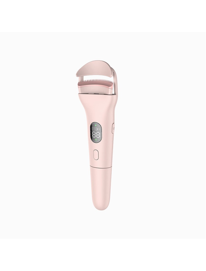 Mini electric heated eyelash curler
