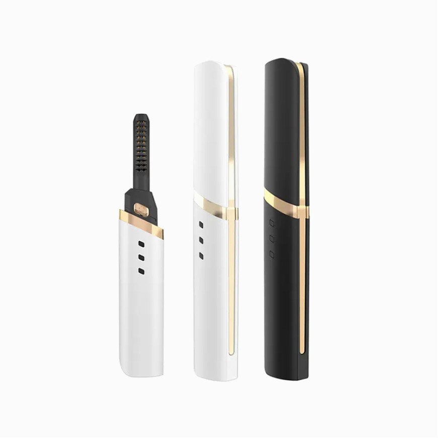 Mini portable electric eyelash curler