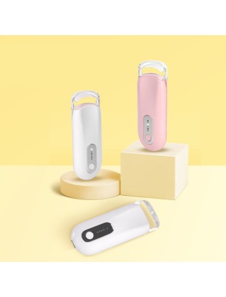 Electric heated eyelash curler with comb