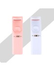 Dual-temperature controlled portable electric heated eyelash curler