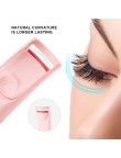 Dual-temperature controlled portable electric heated eyelash curler