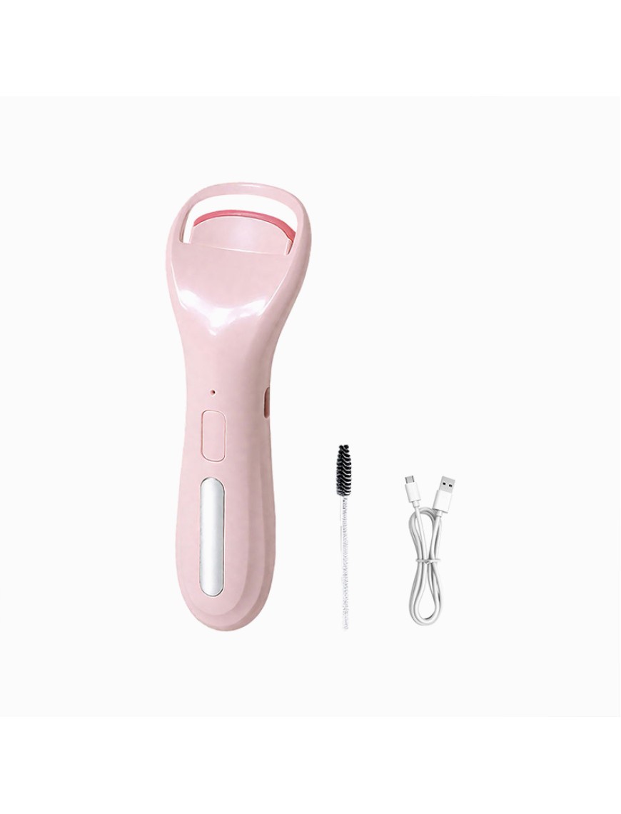 Portable USB rechargeable electric heated eyelash curler