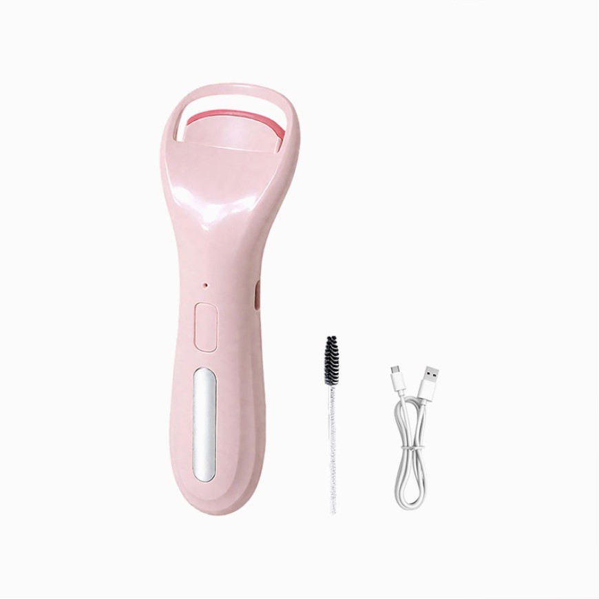 Portable USB rechargeable electric heated eyelash curler