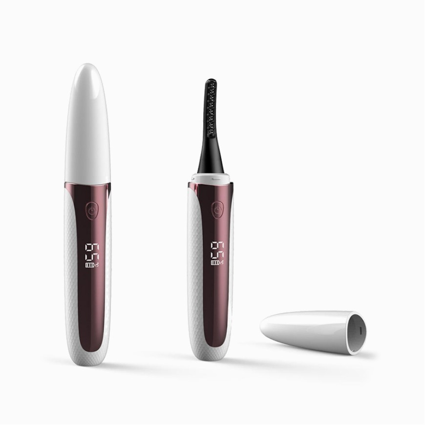 Electric heated rechargeable eyelash curler