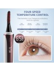 Electric heated rechargeable eyelash curler