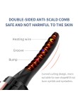 Portable electric heated painless eyelash curler