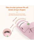 Mini portable heated eyelash curler
