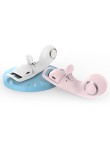 Mini portable heated eyelash curler