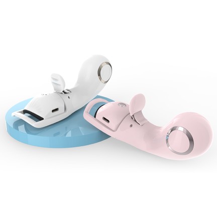 Mini portable heated eyelash curler