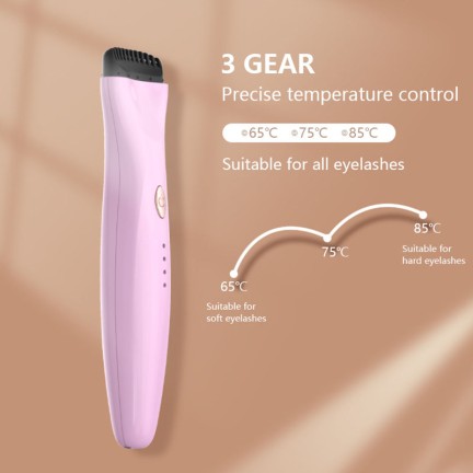 5D USB rechargeable heated eyelash curler