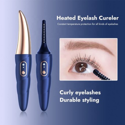 Solid color electric heated eyelash curler