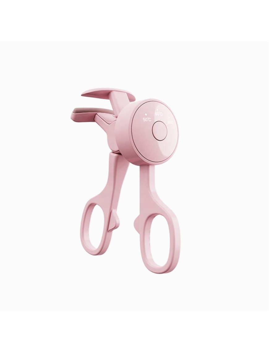 Portable electric heated eyelash curler