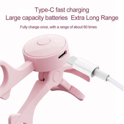 Portable electric heated eyelash curler