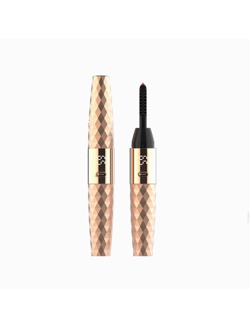 Gold portable electric mini heated eyelash curler