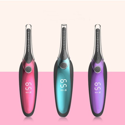 Mini rechargeable multi-temperature electric eyelash curler