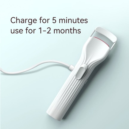 Portable mini electric heated eyelash curler